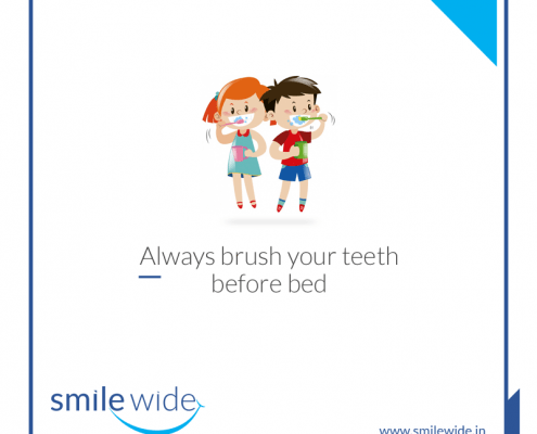 Always brush your teeth before bed