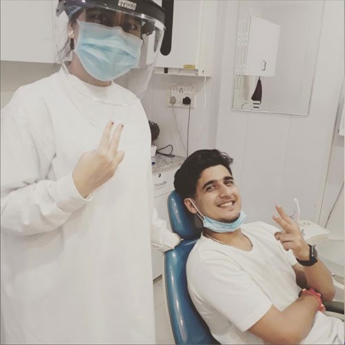 Root canal treatment patient